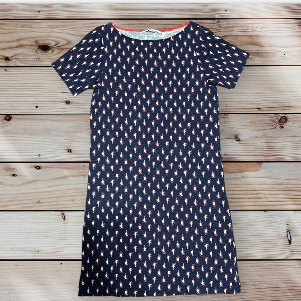 Boden Navy Blue TShirt Dress Size 2P